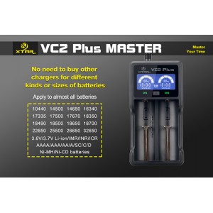 XTAR Charger MASTER VC2 Plus