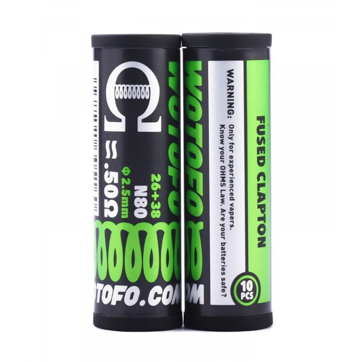 Wotofo FUSED CLAPTON PREBUILT 0.5OHM COILS(10ΤΕΜ.) WOTOFO