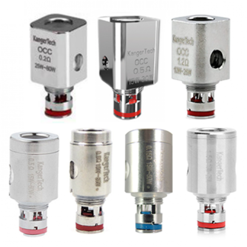 Kanger subtank 0.5ohm OCC & SS OCC coils 1τμχ 