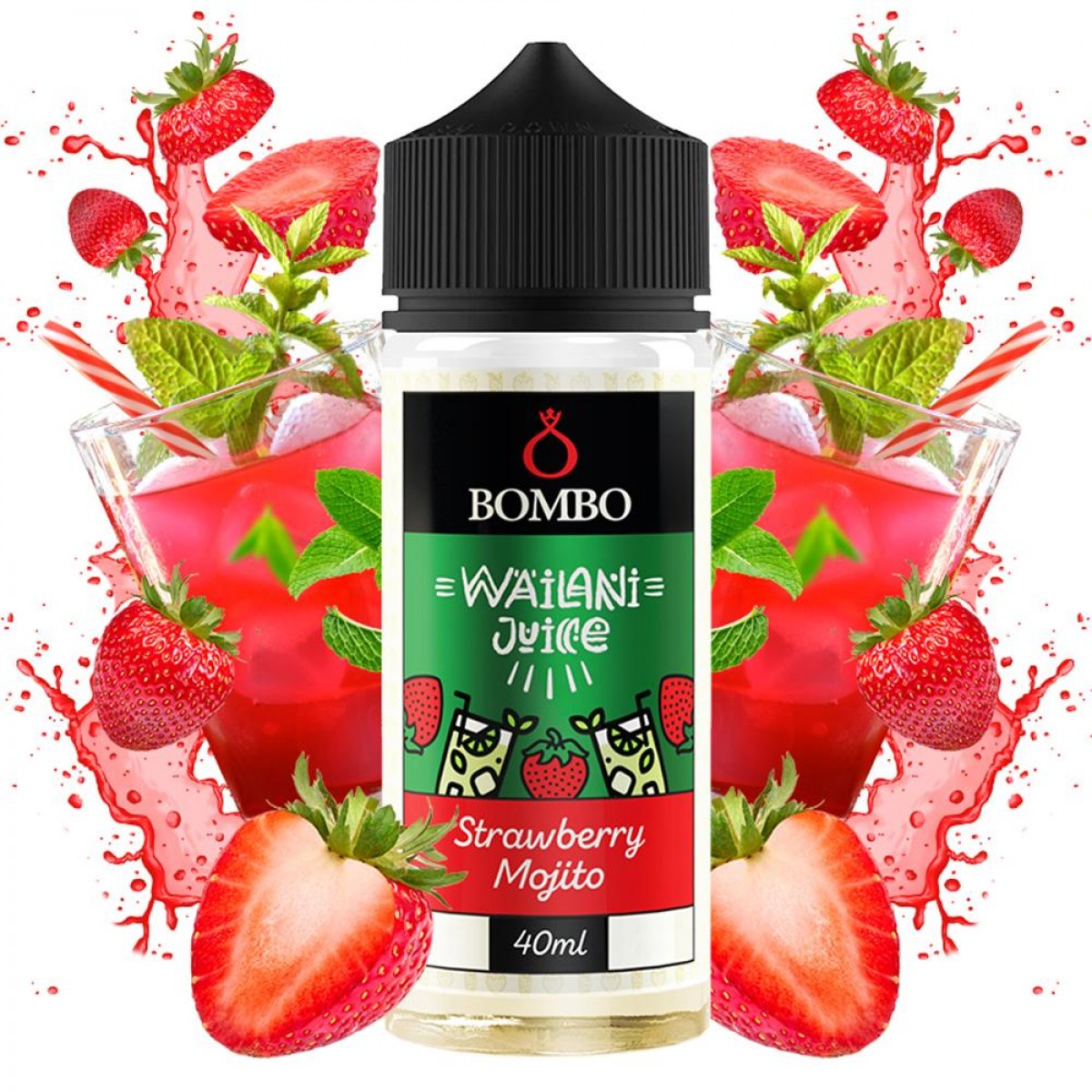 BOMBO WAILANI JUICE STRAWBERRY MOJITO 40ML/120ML FLAVORSHOT BOMBO WAILANI JUICE STRAWBERRY MOJITO 40ML/120ML FLAVORSHOT