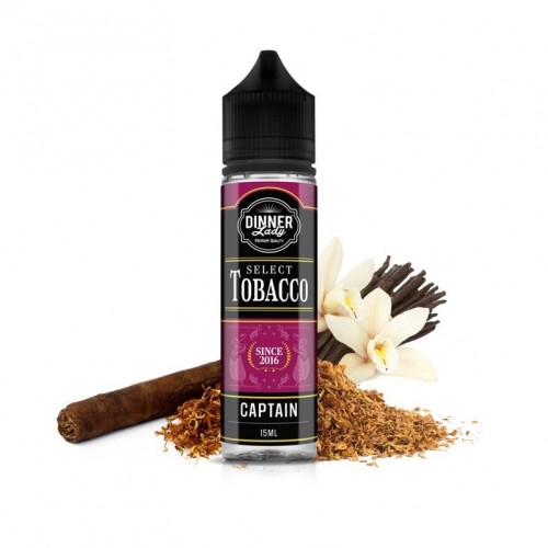 Dinner Lady Select Tobacco Captain Flavour Shot 15/60ml