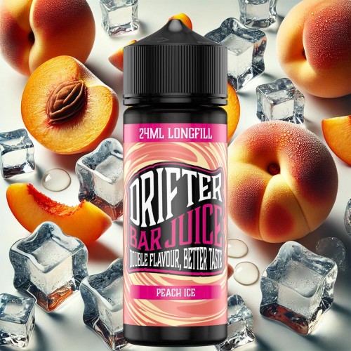 DRIFTER BAR JUICE PEACH ICE 24ML/120ML FLAVORSHOT