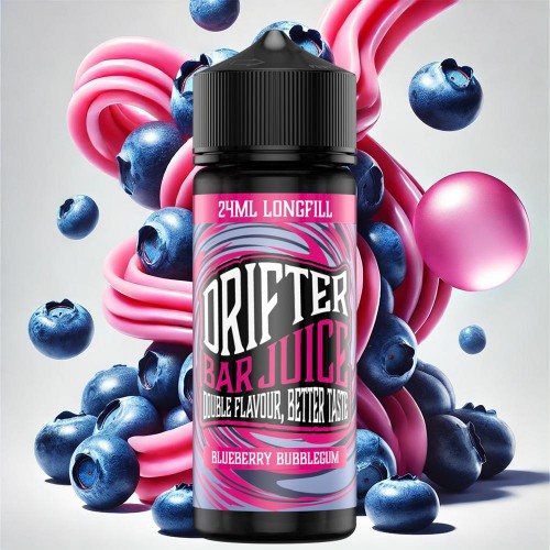 DRIFTER BAR JUICE BLUEBERRY BUBBLEGUM 24ML/120ML FLAVORSHOT