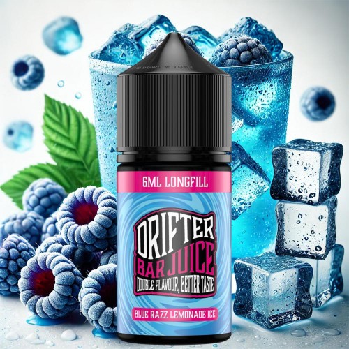 DRIFTER BAR JUICE BLUE RAZZ LEMONADE ICE 6ML/30ML FLAVORSHOT