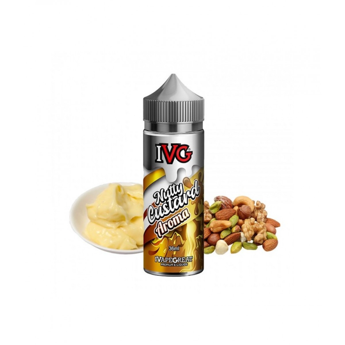 IVG Flavour Shot Nutty Custard Aroma 36/120ml